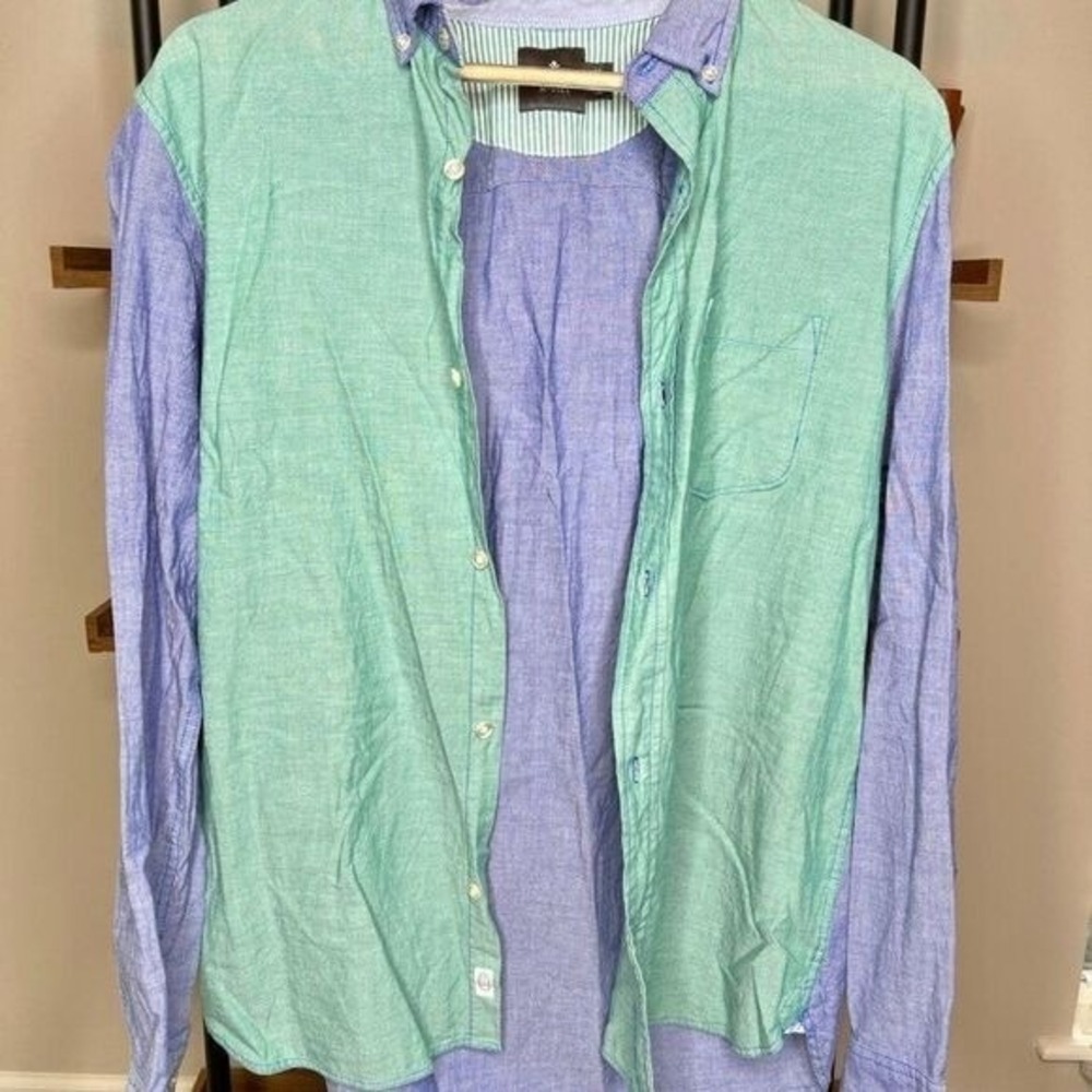 Urban Outfitters Hawkins McGill‎ 100% Cotton Button Down Long Sleeve Shirt